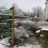 Signage in the snow